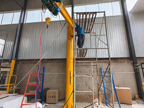 Pillar Jib Crane Installation Pillar Jib Crane Installation